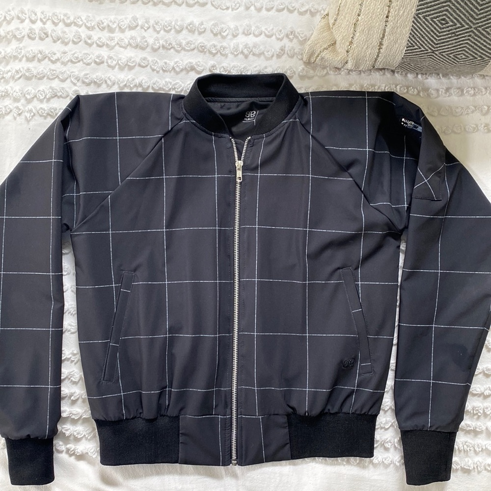 Albion Bomber Jacket Windowpane Size XS
